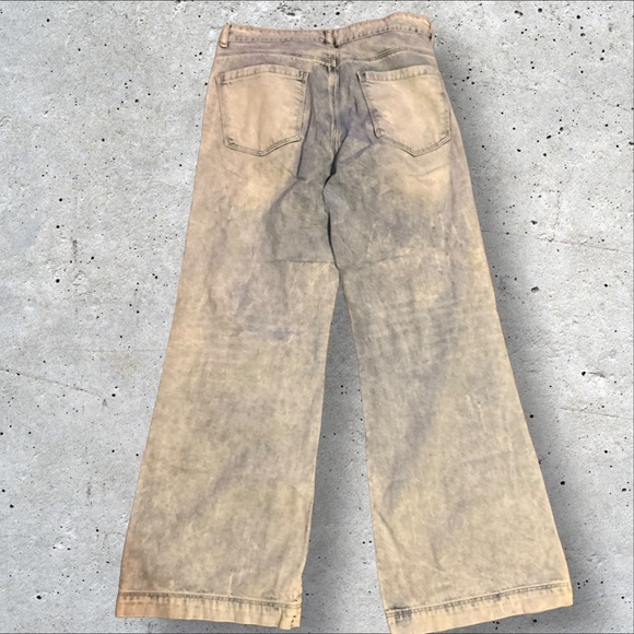 ** UNIQ by. LITZ Rocker Distressed Wide Leg Jeans - Picture 4 of 14